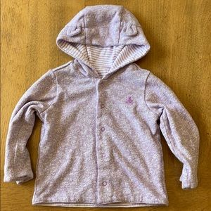 Baby Girl reversible button up jacket